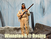 „Winnetou II“ 2016 in der Dasinger Western-City erzählt von Winnetous große Liebe und dem größten Kampf seines Lebens. Ausverkaufte Premierenvorstellung der Süddeutschen Karl May-Festspiele  (©Foto: Ingrid Grossmann)